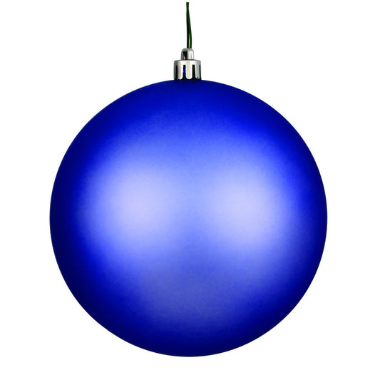 Vickerman 4" Periwinkle Matte Ball Ornament 6 per Bag