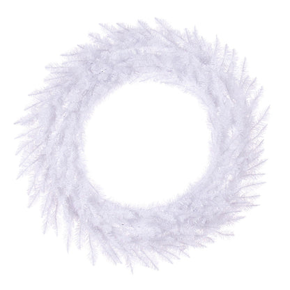 Vickerman 48" Sparkle White Spruce Artificial Christmas Wreath Unlit