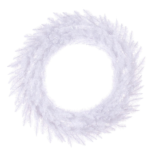 Vickerman 48" Sparkle White Spruce Artificial Christmas Wreath Unlit