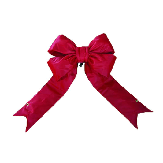 Vickerman 60" Red Nylon Outdoor Christmas Bow