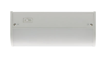 ASD Lighting LED Under Cabinet Bullnose 9" 3W 120V Dimmable CCT Selectable 3000/4000/5000K Hardwired, On/Off Switch, White ETL Energy Star