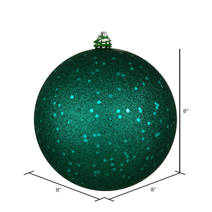 Vickerman 8" Dark Teal Sequin Ball Ornament