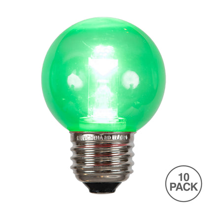 Vickerman G50 GREEN SMD Tube LED Bulb 10/Bag