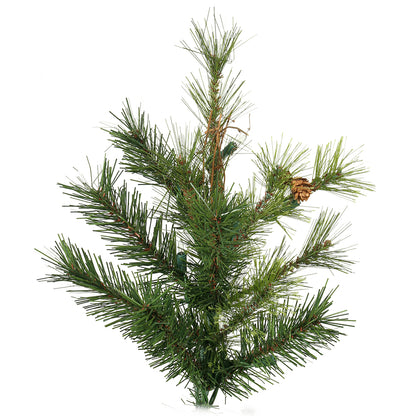 Vickerman 12' Mixed Country Pine Slim Artificial Christmas Tree Unlit