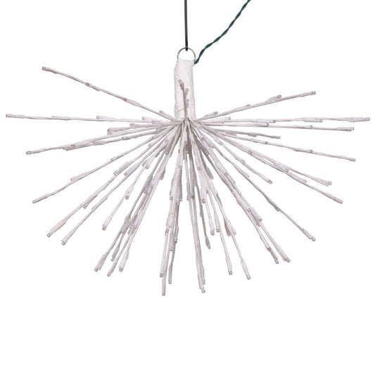 Vickerman 160Lt x 24" White Starburst Pure White 5mm Twinkle LED Lights.