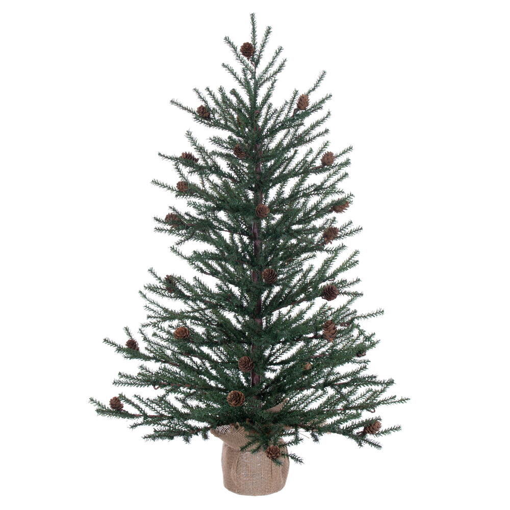 Vickerman 30" Carmel Pine Artificial Christmas Tree Unlit