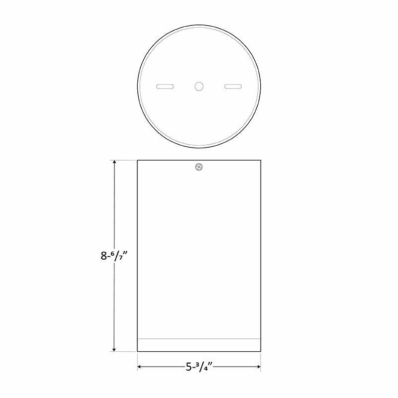 Westgate 6" Ceiling Mount Cylinder, 12/16/20W, 3/4/5K, TRIAC & 0-10V Dimming, Black, C & F Lenses Incl, Outdoor Lighting, 21W/28W/35W, 75 Lumens/W, 30K/40K/50K, Black Finish, TRIAC And 0-10V Dimming