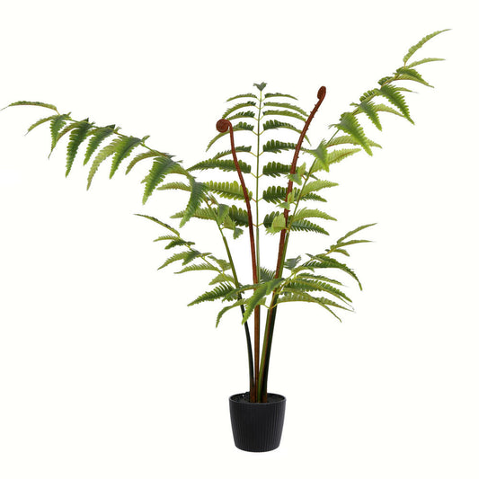 Vickerman 3' Artificial Potted Leather Fern.