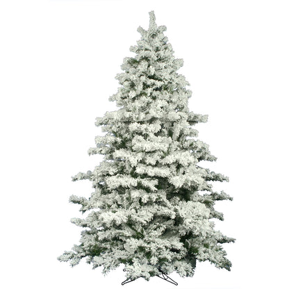 Vickerman 9' Flocked Alaskan Pine Artificial Christmas Tree Unlit