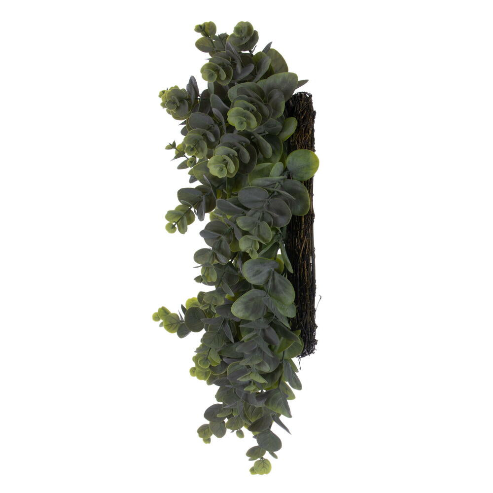 Vickerman 24" Artificial Green Spiral Eucalyptus Wreath