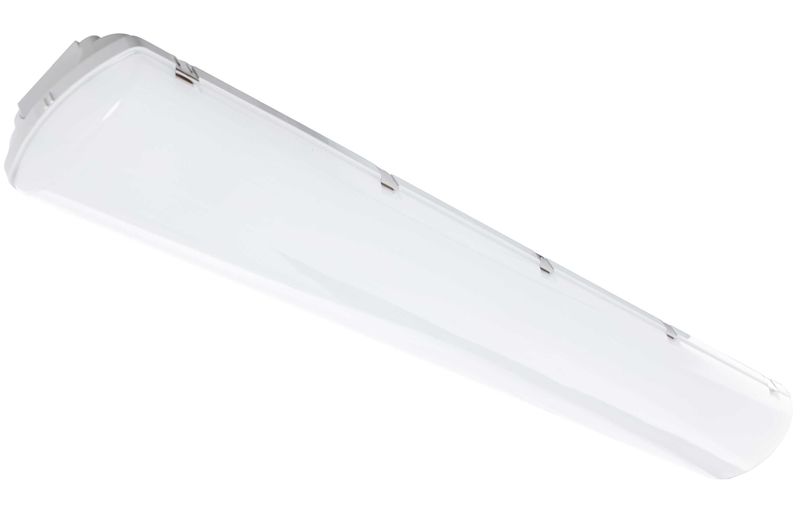 Westgate LED Linear Vapor Light, Industrial Lighting, 75W, 9375 Lumens, 5000K, White Finish, 0~10V Dimmable