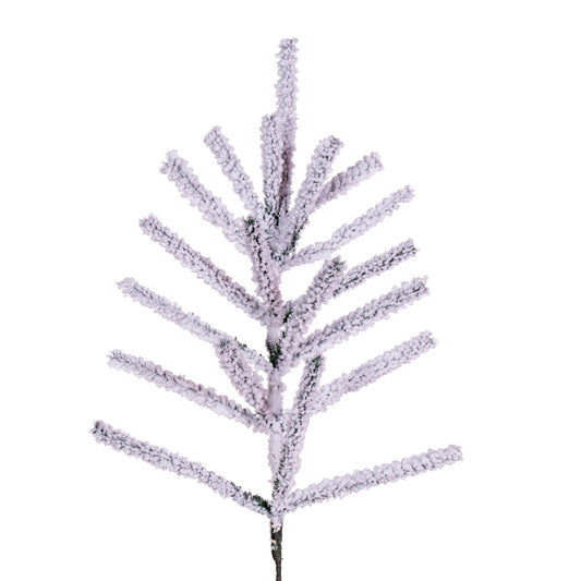 Vickerman 24" Flocked Pistol Pine Spray. Includes 3 pieces per bag.
