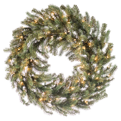 Vickerman 42" Colorado Spruce Artificial Christmas Wreath Clear Dura-lit Incandescent Lights