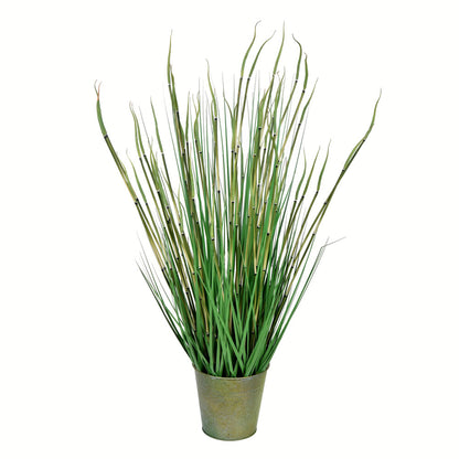 Vickerman 34" Artificial Potted Green Reed Grass.