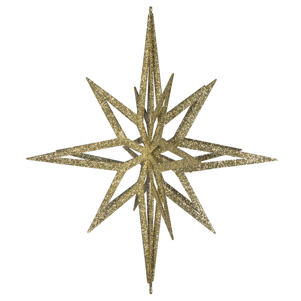 Vickerman 24" Champagne Iridescent Star Christmas Ornament