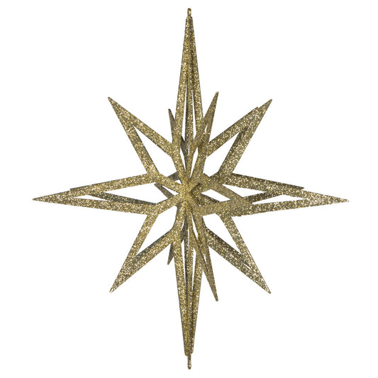 Vickerman 24" Champagne Iridescent Star Christmas Ornament