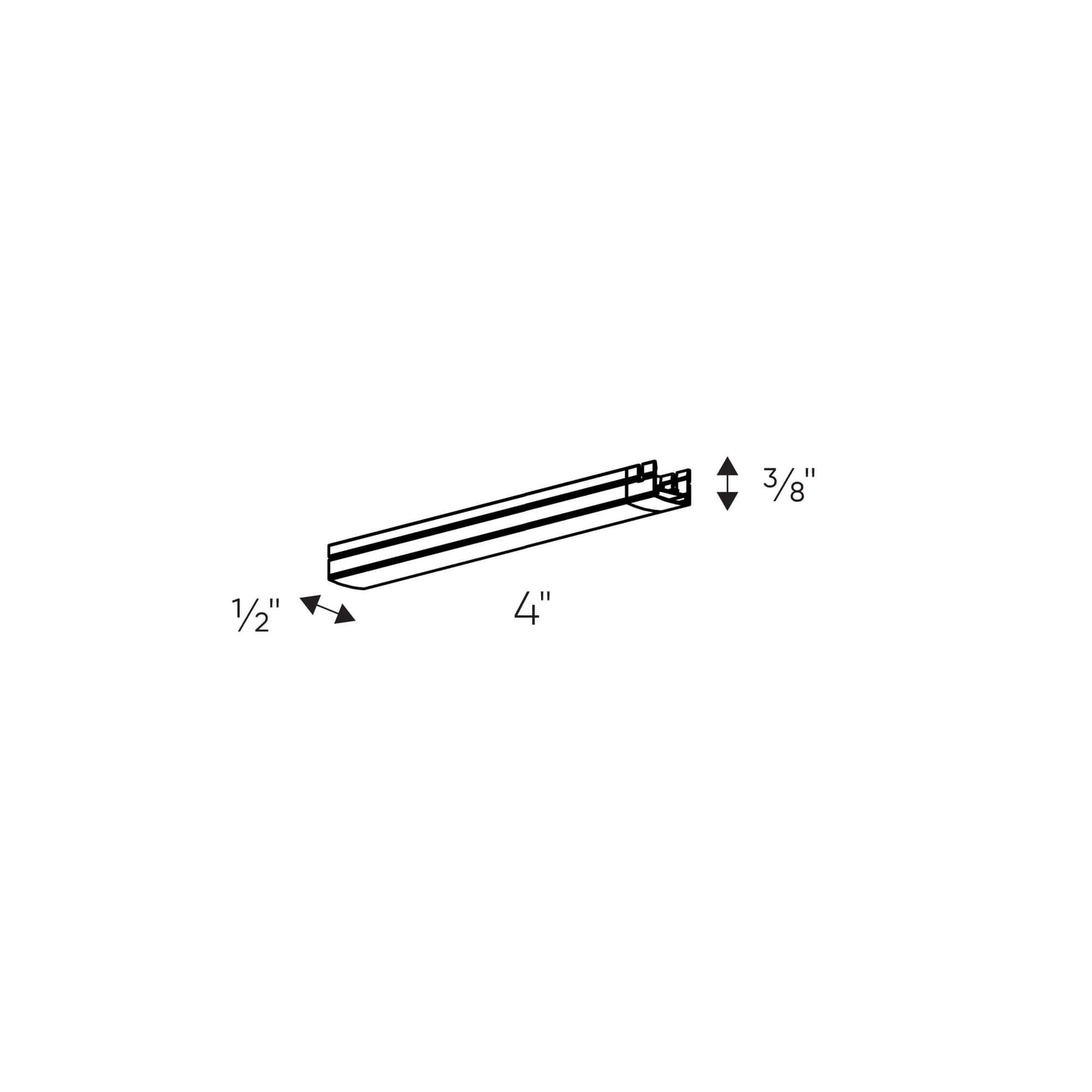 Dals Lighting 4"/12" Ultra-Slim LED Light Bar - 3000K - 12V