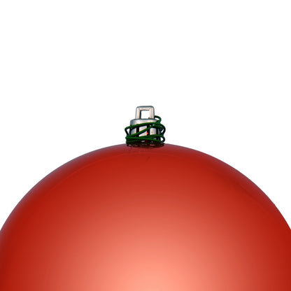 Vickerman 6" Bittersweet Shiny Ball Ornament 4 per Bag