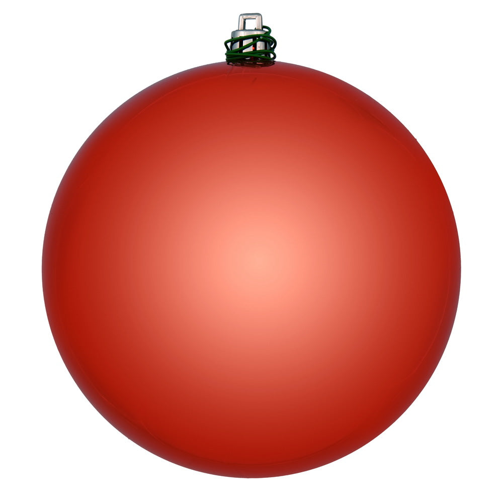 Vickerman 6" Bittersweet Shiny Ball Ornament 4 per Bag