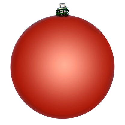 Vickerman 6" Bittersweet Shiny Ball Ornament 4 per Bag