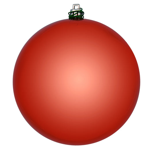 Vickerman 6" Bittersweet Shiny Ball Ornament 4 per Bag