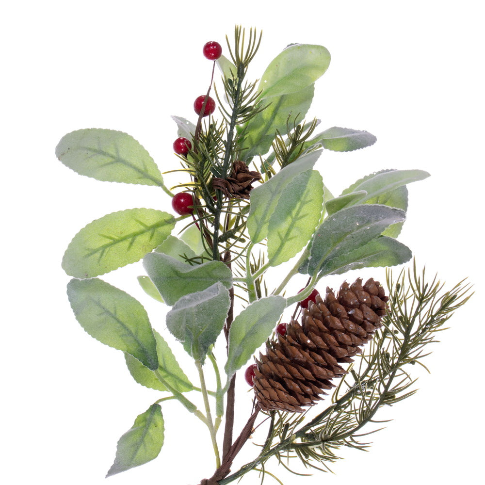 Vickerman 5' Green Artificial Leaf Garland.