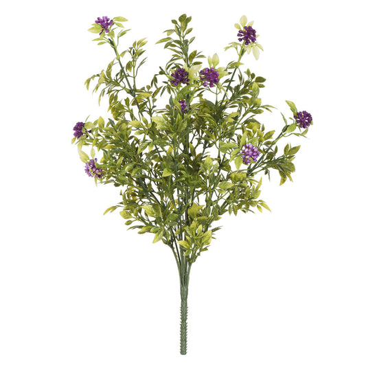 Vickerman 17" Artificial Green Pea Leaf Spray. Includes 2 sprays per pack.