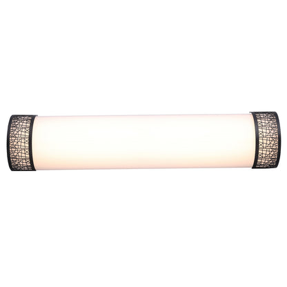 ASD Lighting LED Vanity Linear Loft 24" 25W 120V CCT Selectable 2700/3000/3500/4000/5000K Dimmable Black ETL
