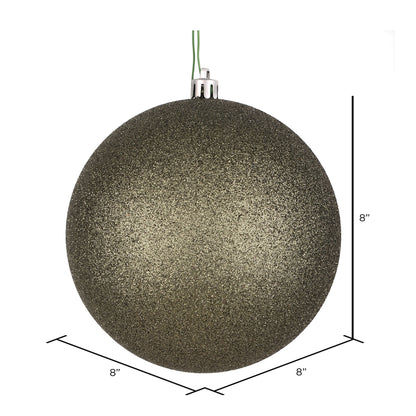 Vickerman 8" Wrought Iron Glitter Ball Ornament