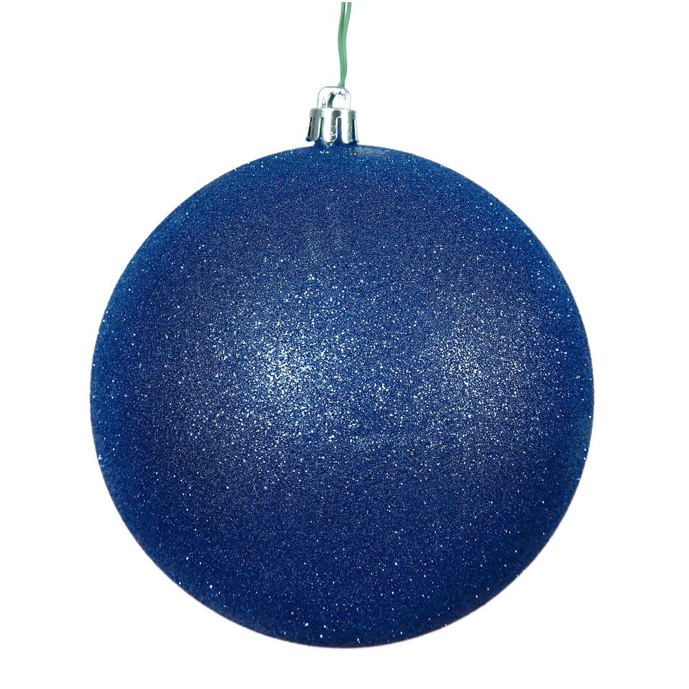 Vickerman 2.4" Cobalt Blue Glitter Ball Ornament 24 per Bag