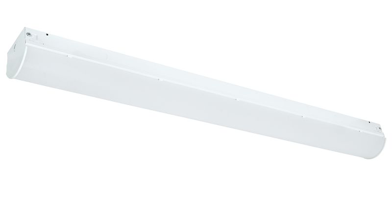 Westgate 4' LED Strip Light, 120-277V AC, Commercial Indoor Lighting, 40W, 4200 Lumens, 4000K, White Finish, 0~10V Dimmable