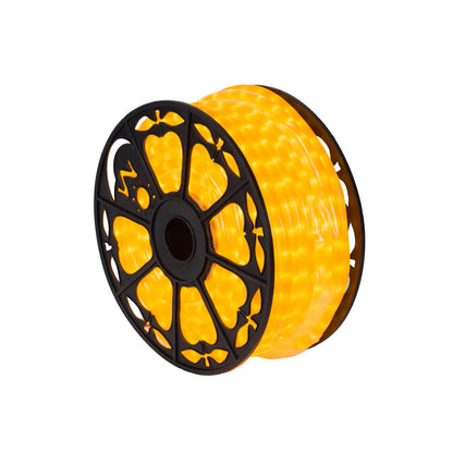 Vickerman 150' x .5 Fluorescent Yellow LED Rope Light Spool, 120 Volt.