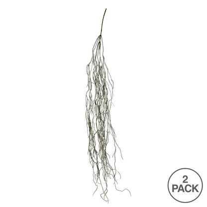 Vickerman 37" Artificial Gray Trailing Succulent Bush Pack of 2