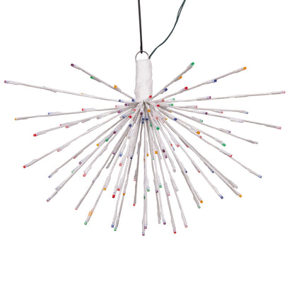 Vickerman 160Lt x 24" White Starburst Multi-Colored 5mm LED Lights.