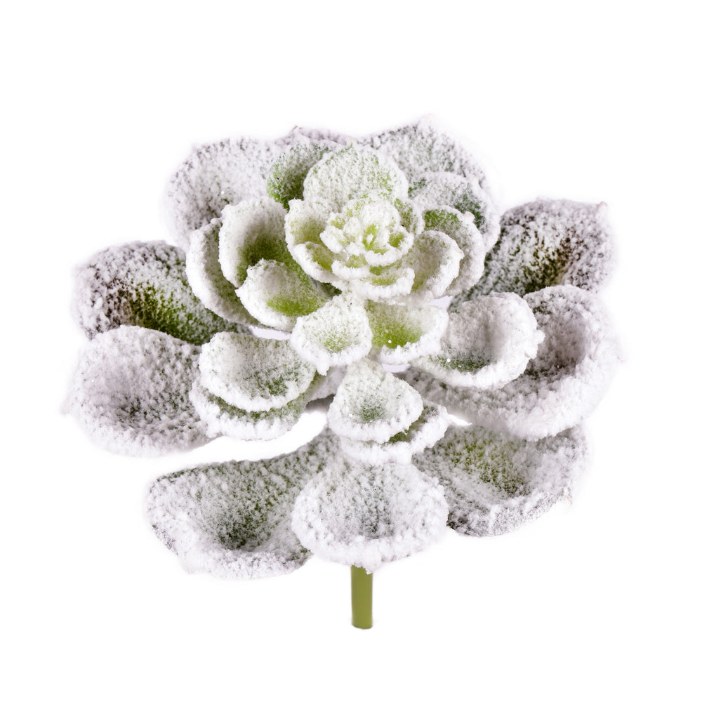 Vickerman 6-8" Artificial Frosted Succulents Pack of 3