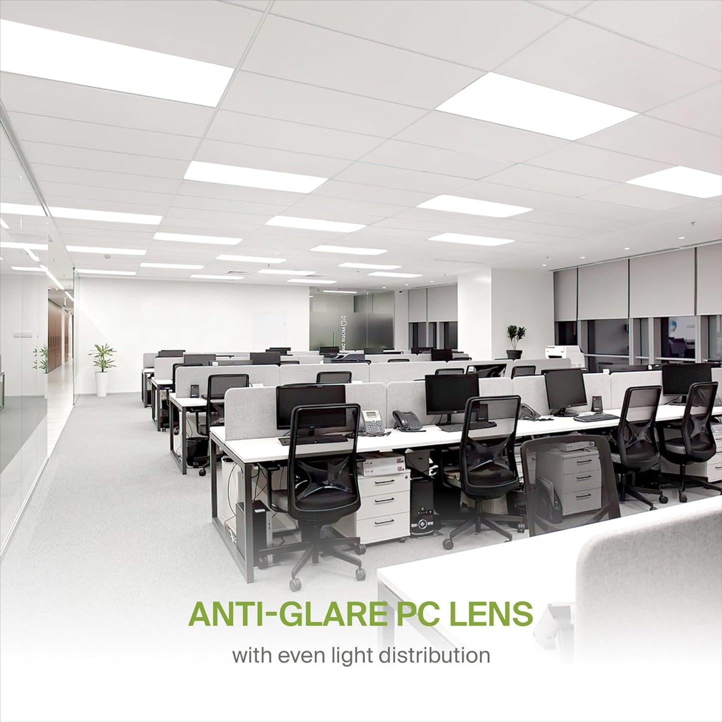 ASD Lighting LED Back-Lit Flat Panel 2x4 40W 4000K Dimmable UL DLC Premium
