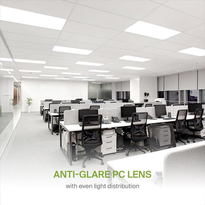 ASD Lighting LED Back-Lit Flat Panel 2x4 40W 4000K Dimmable UL DLC Premium
