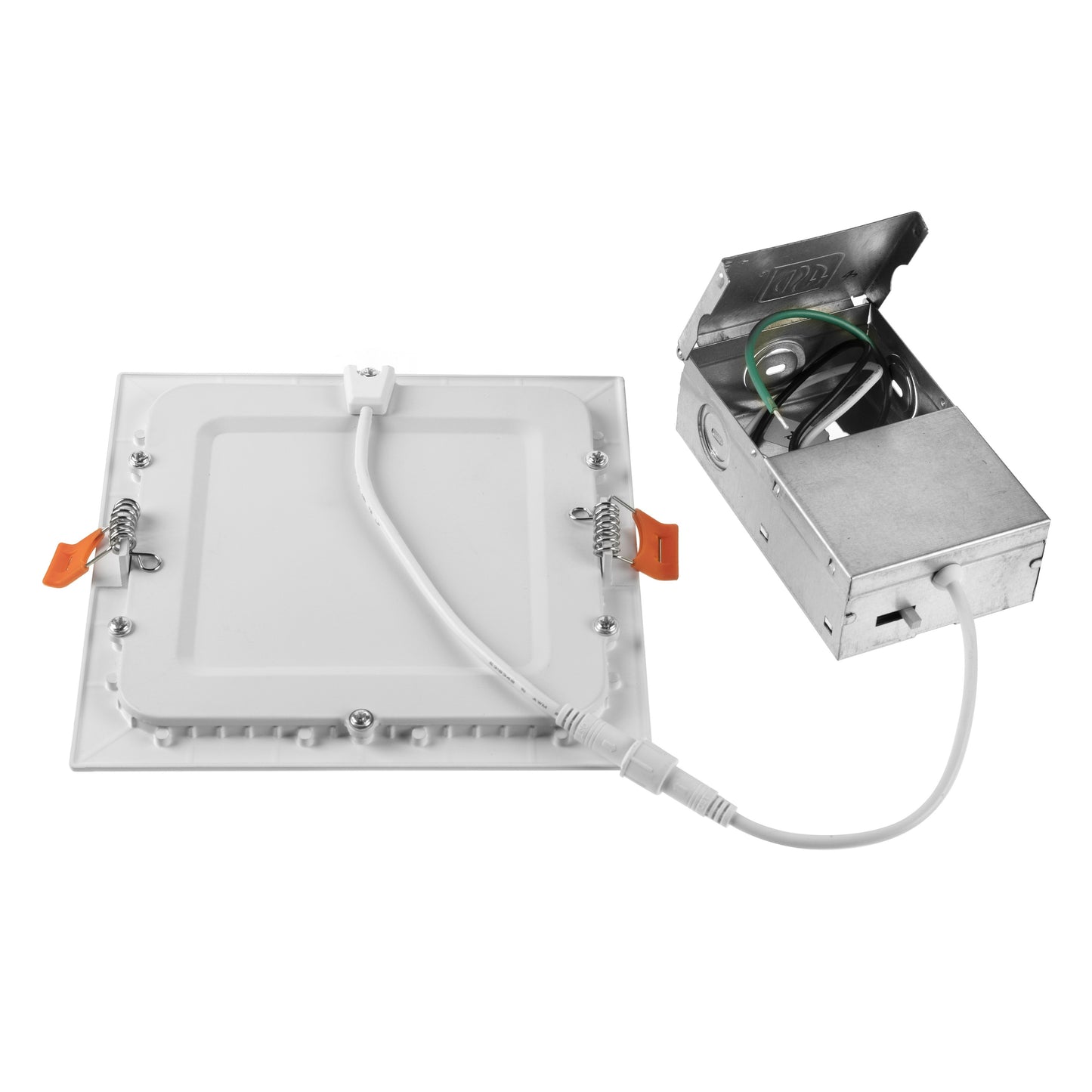 ASD Lighting LED Recessed Mini Panel Square 3inch 6W 120V Triac 2700/3000/3500/4000/5000K White UL Energy Star 6 pack