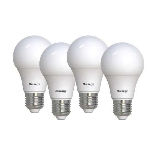 Bulbrite 774250 8.5W LED A19 60W EQUIV BASICS NON-DIMMABLE 5000K E26 120V - 4PK