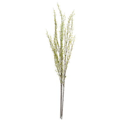 Vickerman 50" Artificial Green Mountain Prunus Stem