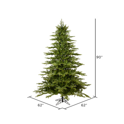 Vickerman 7.5' x 62" Kamas Fraser Fir Artificial Christmas Tree Unlit