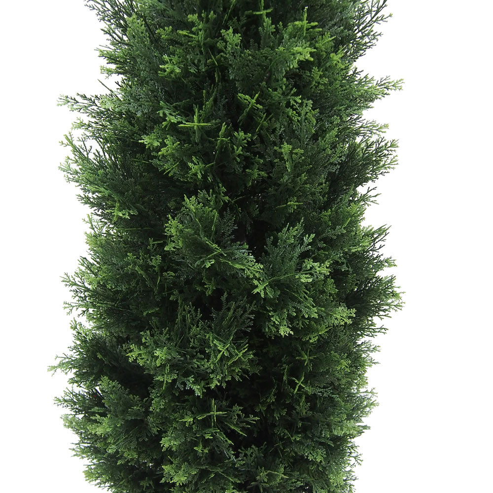 Vickerman 6' Artificial Potted Green Cedar Tree.