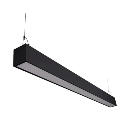 Euri Lighting EUD4-50W103sw-B Commercial LED 50-Watt 4 ft. Architectural Linear Up and Down Light Dual 3 Color Selectable Dimmable Linkable - Black