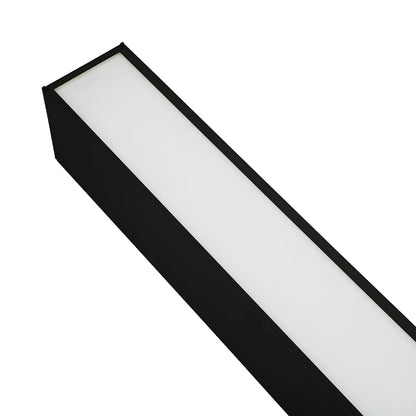 Euri Lighting EUD4-50W103sw-B Commercial LED 50-Watt 4 ft. Architectural Linear Up and Down Light Dual 3 Color Selectable Dimmable Linkable - Black