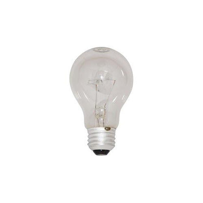 Bulbrite 25A/CL 25 Watt Incandescent A19, Medium Base, Clear, 2-Pack