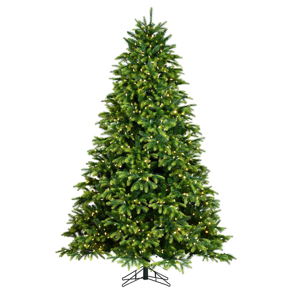 Vickerman 5.5' x 48" Deluxe Balsam EZ Plug Artificial Christmas tree Warm White Dura-Lit LED Lights