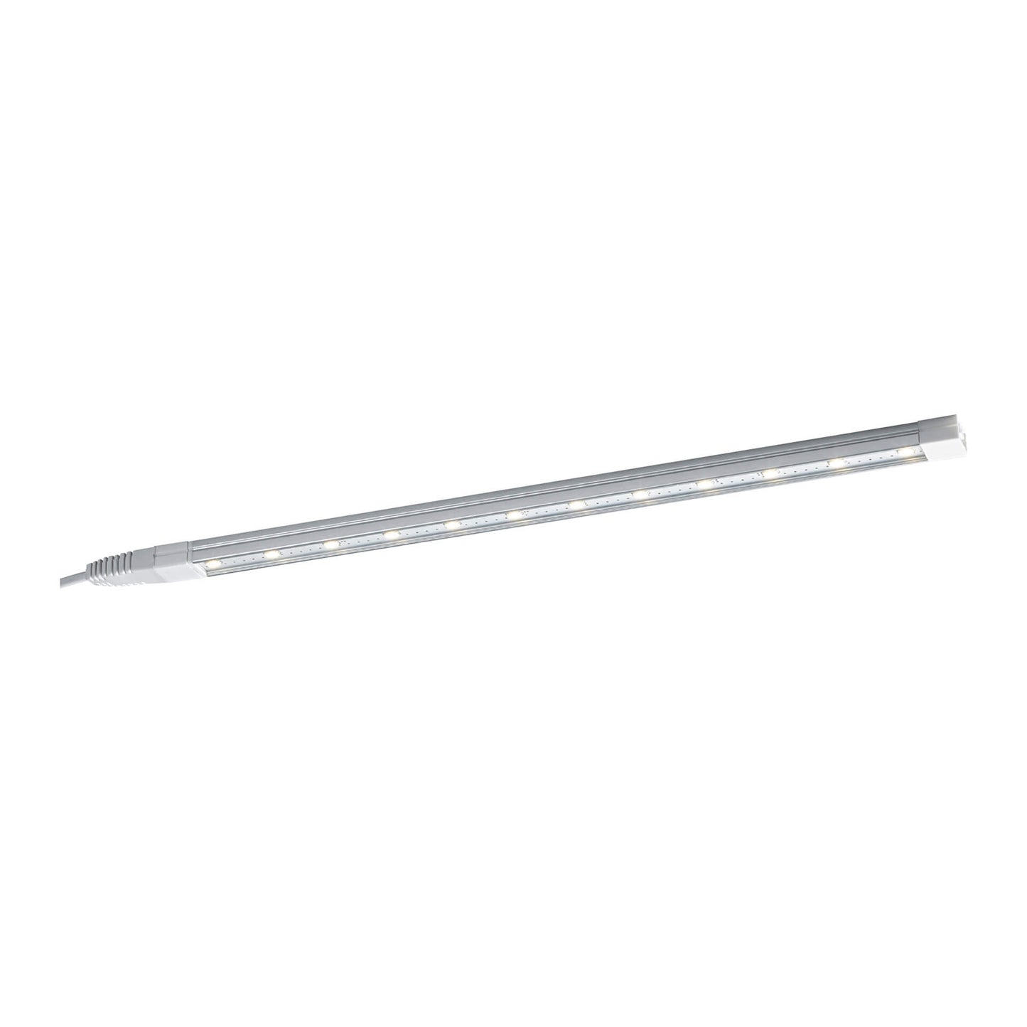 Dals Lighting SWIVLED High-Powered LED 1.13 inch White/Aluminum Linear Ceiling Light in 3000K/5CCT, Indoor
