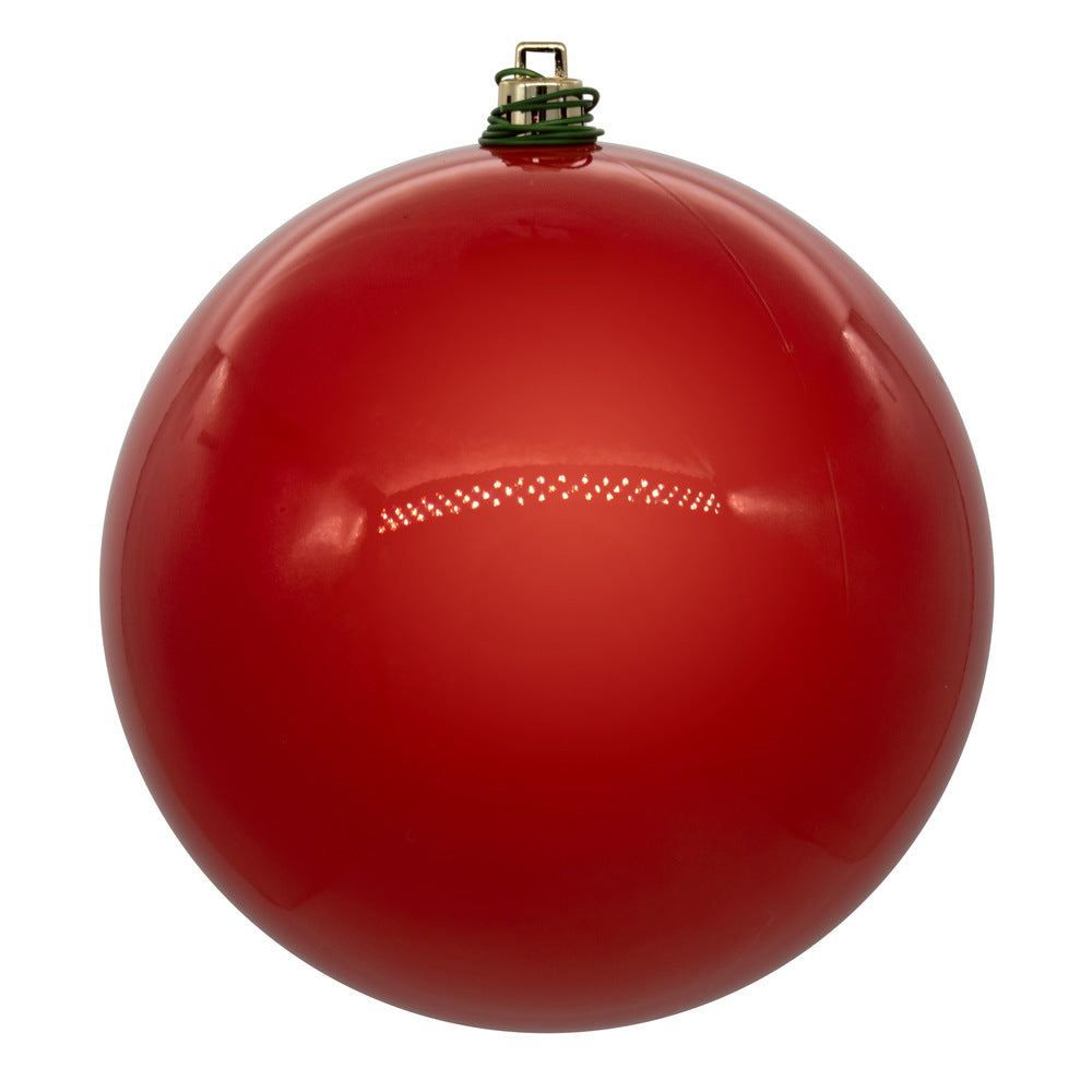 Vickerman 8" Bittersweet Pearl UV Drilled Ball Ornament 1 per bag.