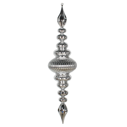 Vickerman 41" Silver Shiny Finial Ornament