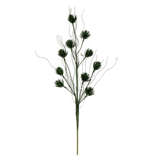 Vickerman 30" Juniper Mini Flower Glitter Spray 6 per bag.